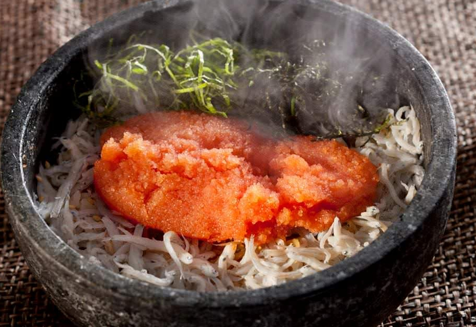 しらす明太子バターの石焼き飯