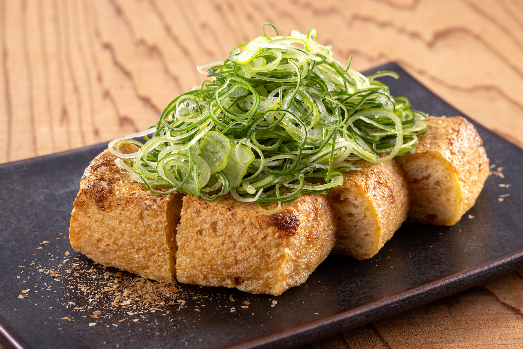 九条葱どっさり栃尾揚げ